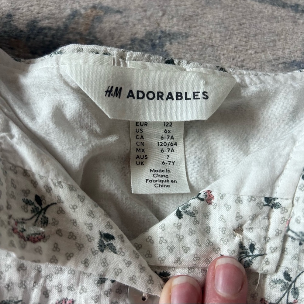 H&M adorables floral dress size 6X - Picture 3 of 4